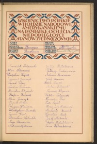 Podpis Julia Bułat na stronie nr 213 w tomie nr 18