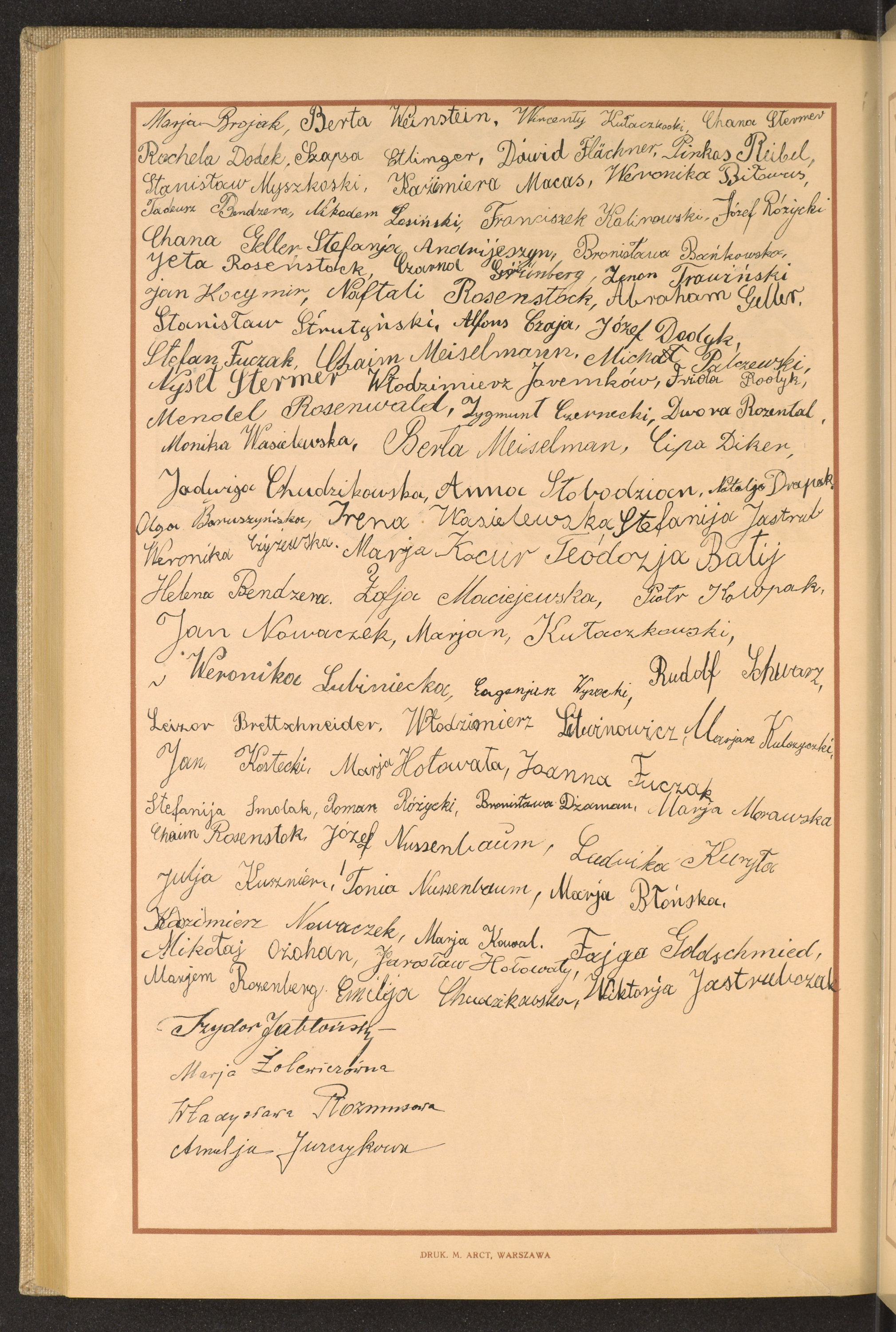 Podpis Amalia Jurczyk na stronie nr 264 w tomie nr 18