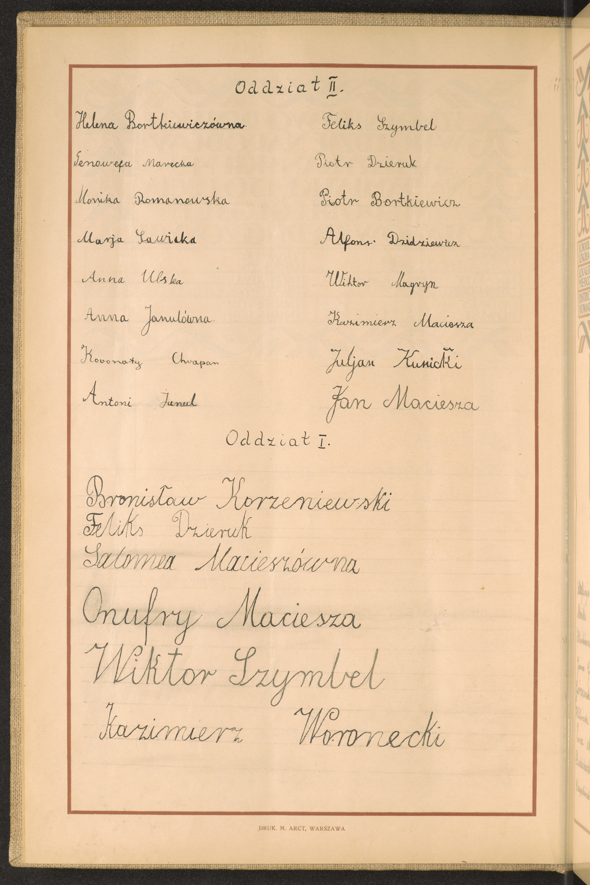 Podpis Helena Bortkiewicz na stronie nr 14 w tomie nr 19