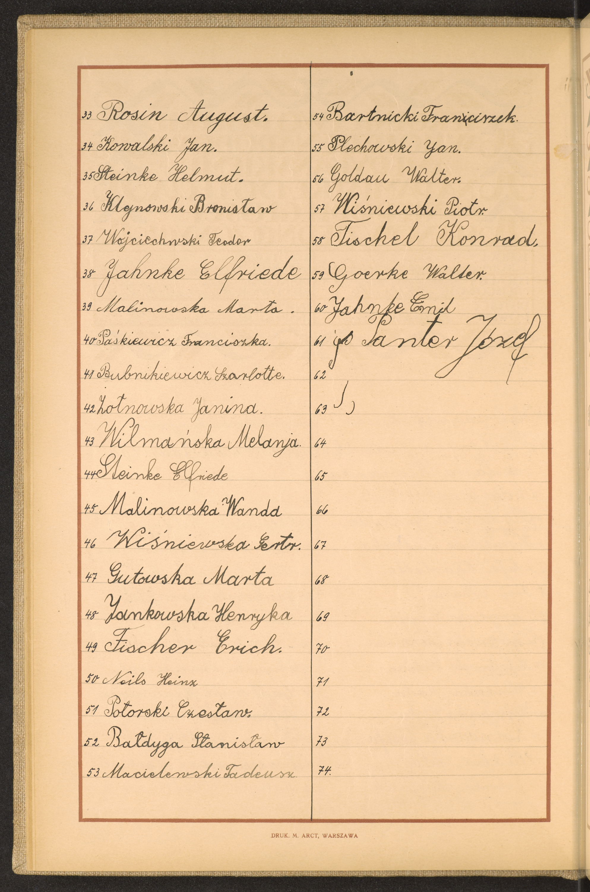 Podpis Stanisław Bałdyga na stronie nr 34 w tomie nr 19