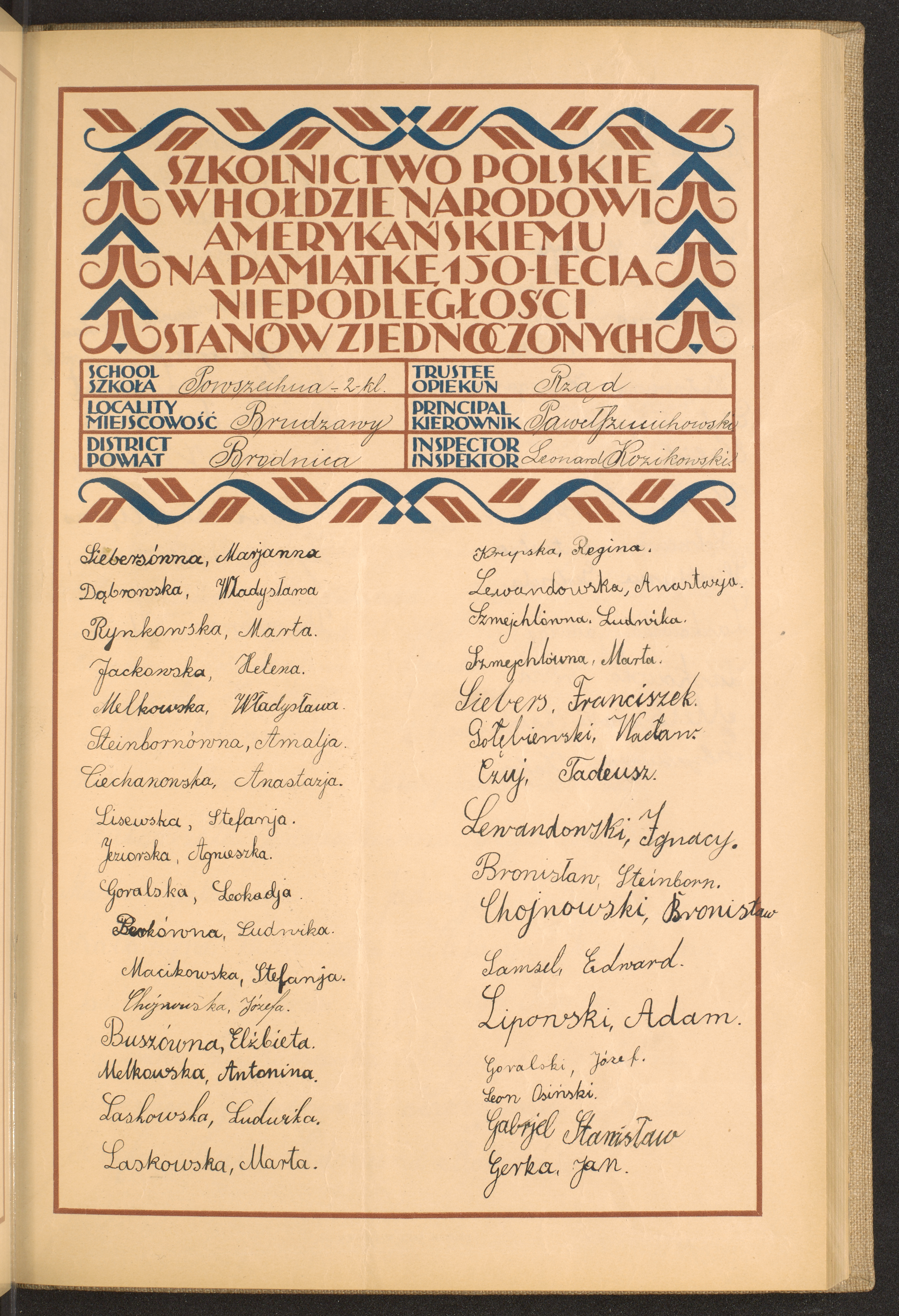 Podpis Jan Gerka na stronie nr 53 w tomie nr 19