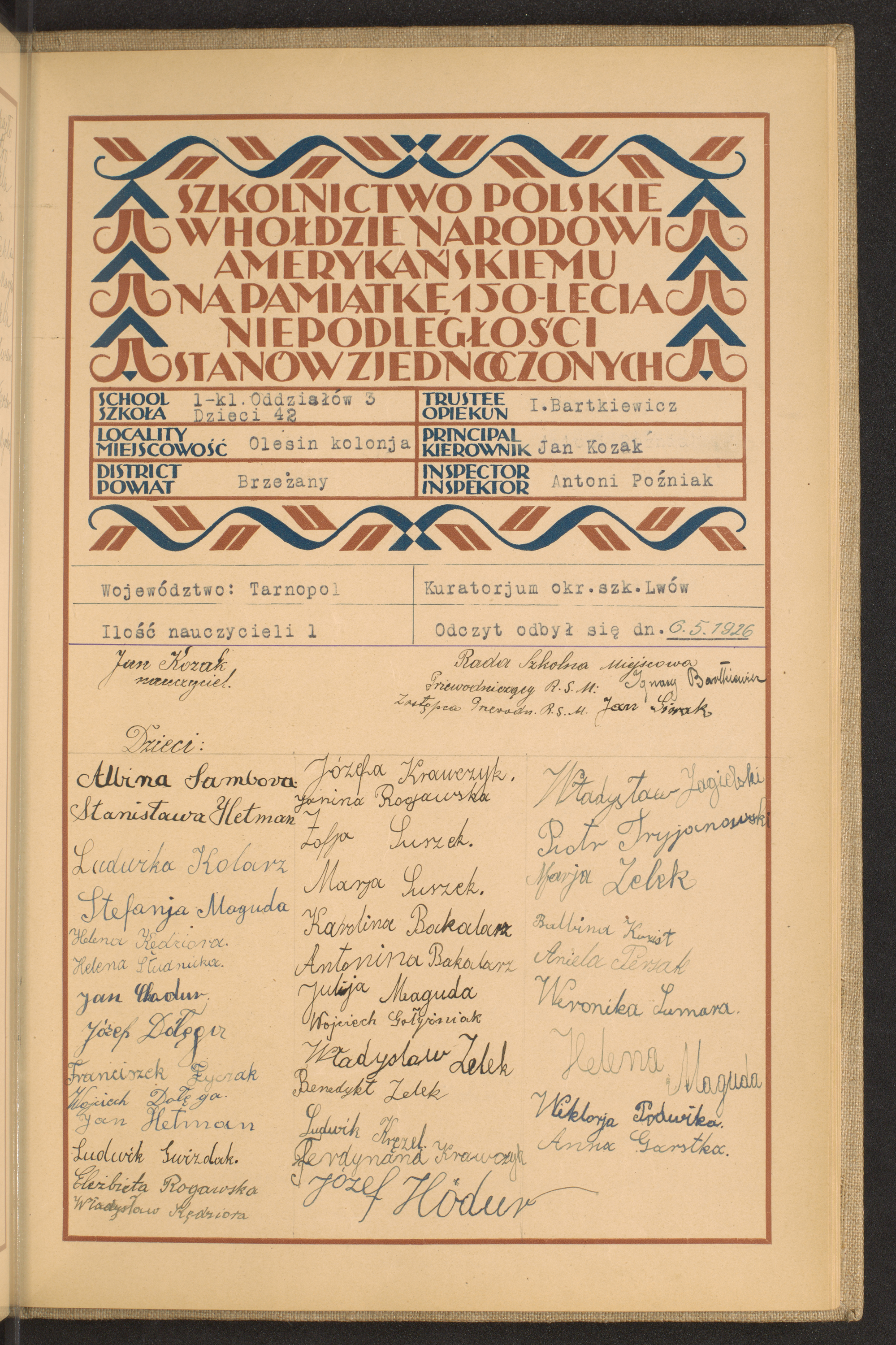 Podpis Anna Garstka na stronie nr 239 w tomie nr 20