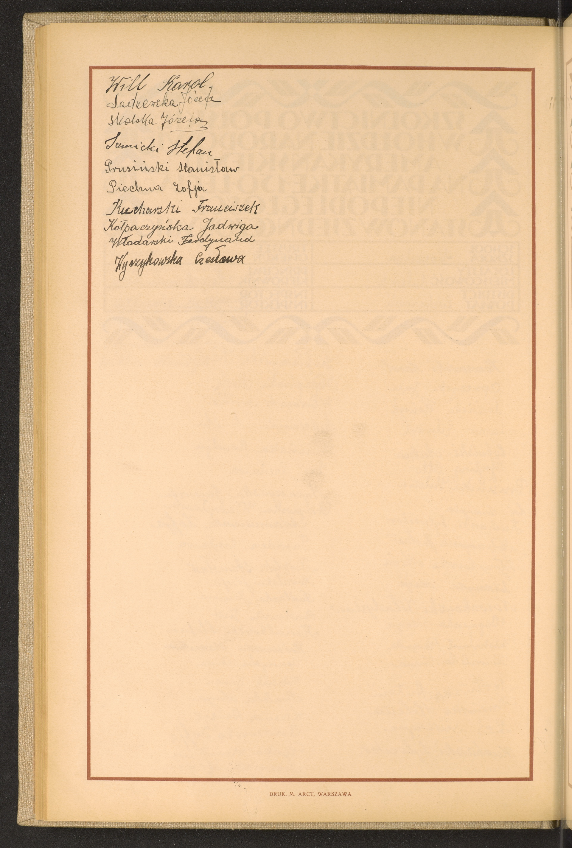 Podpis Jadwiga Kołpaczyńska na stronie nr 70 w tomie nr 22