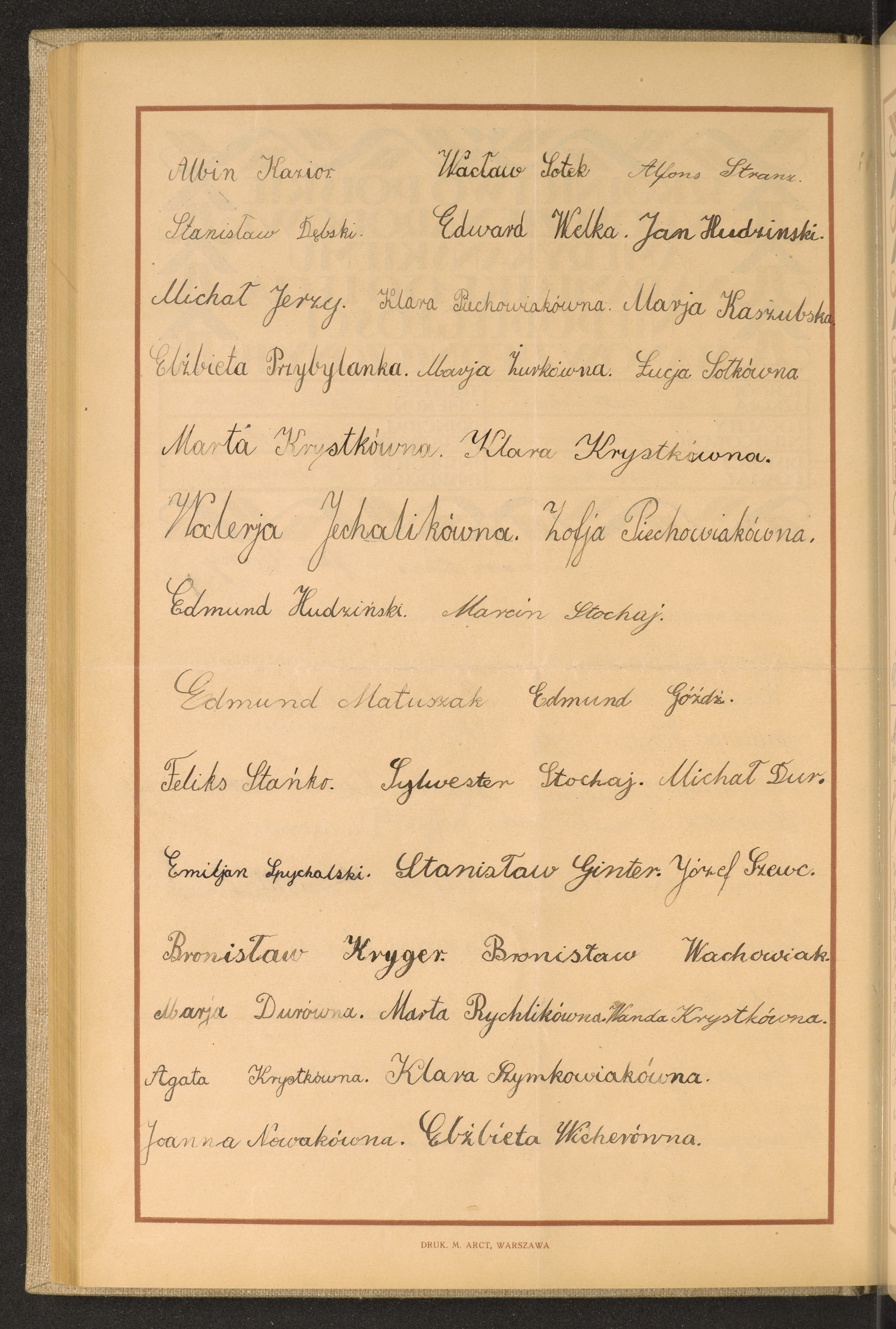 Podpis Elżbieta Wicher na stronie nr 156 w tomie nr 22