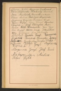 Podpis Józef Błażyński na stronie nr 198 w tomie nr 22