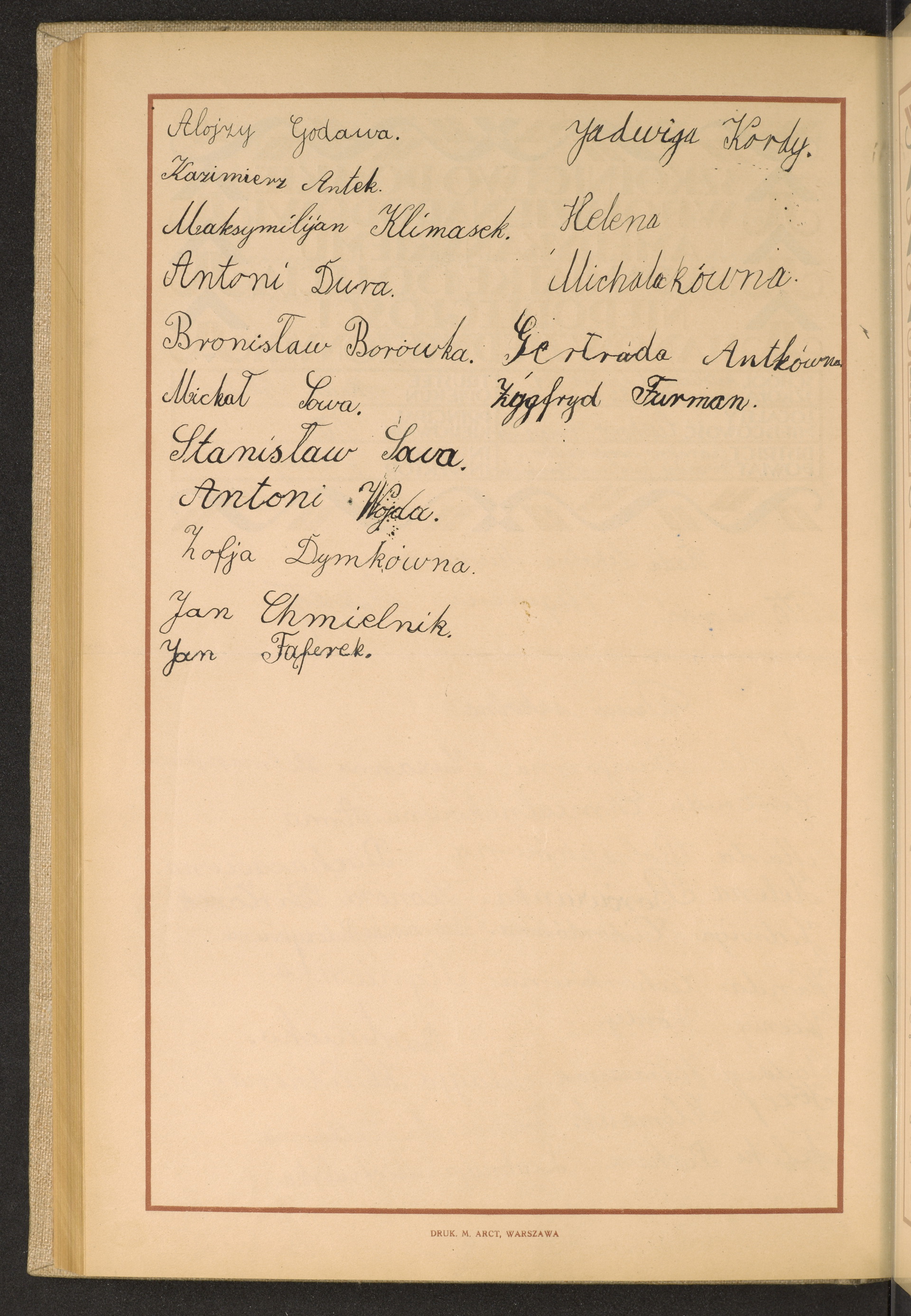 Podpis Zygfryd Furman na stronie nr 232 w tomie nr 22