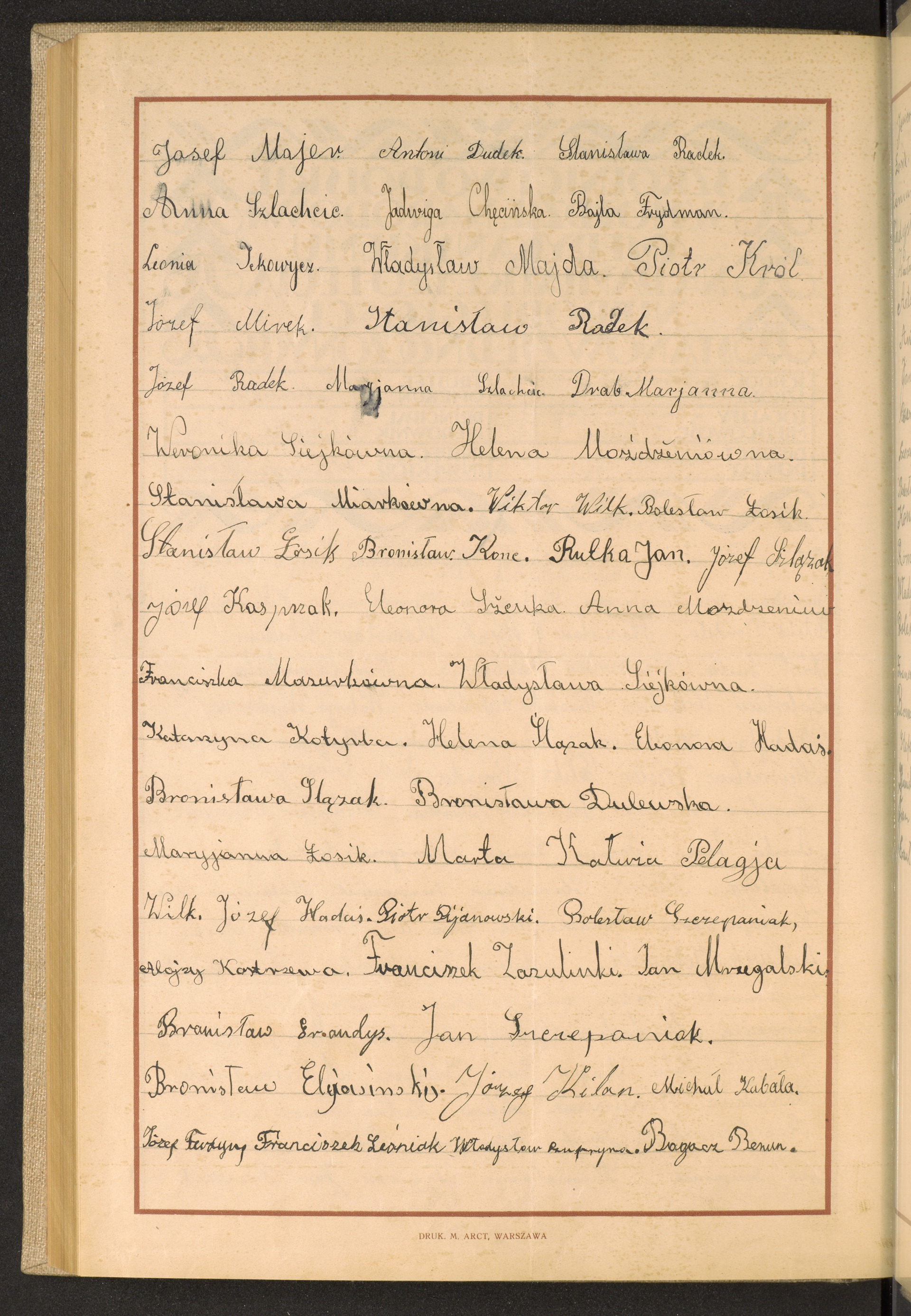 Podpis Benun Bogacz na stronie nr 260 w tomie nr 22