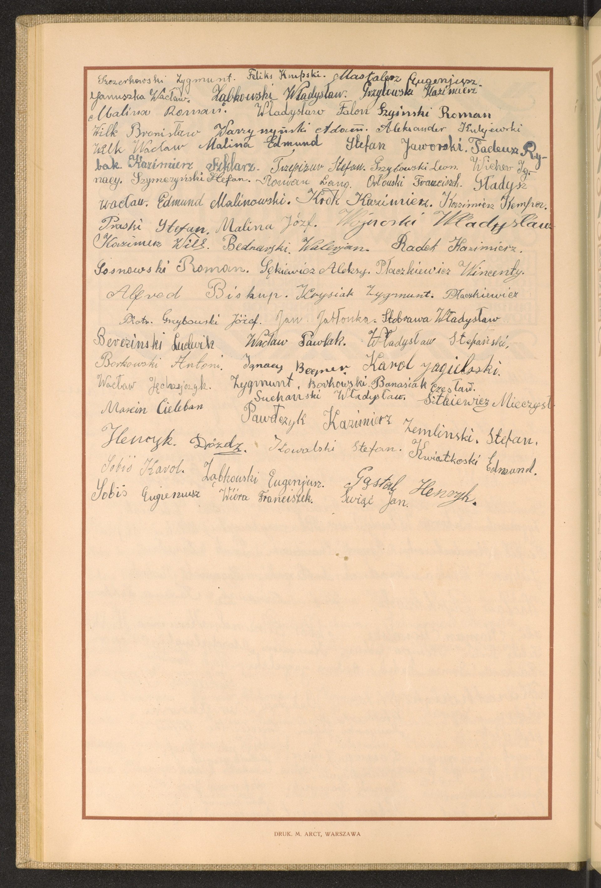 Podpis Jan Świąć na stronie nr 80 w tomie nr 23