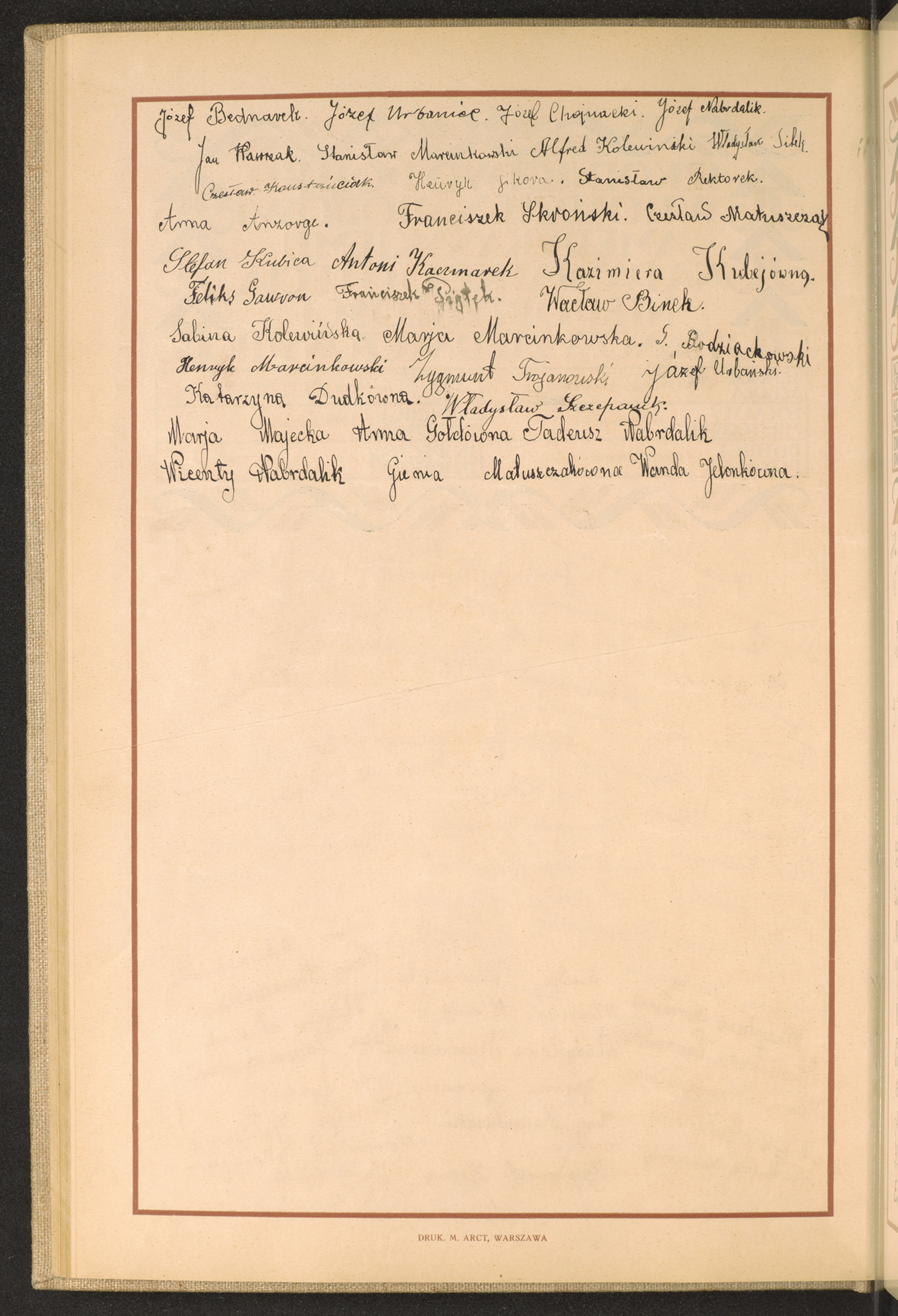 Podpis Katarzyna Dudek na stronie nr 86 w tomie nr 23