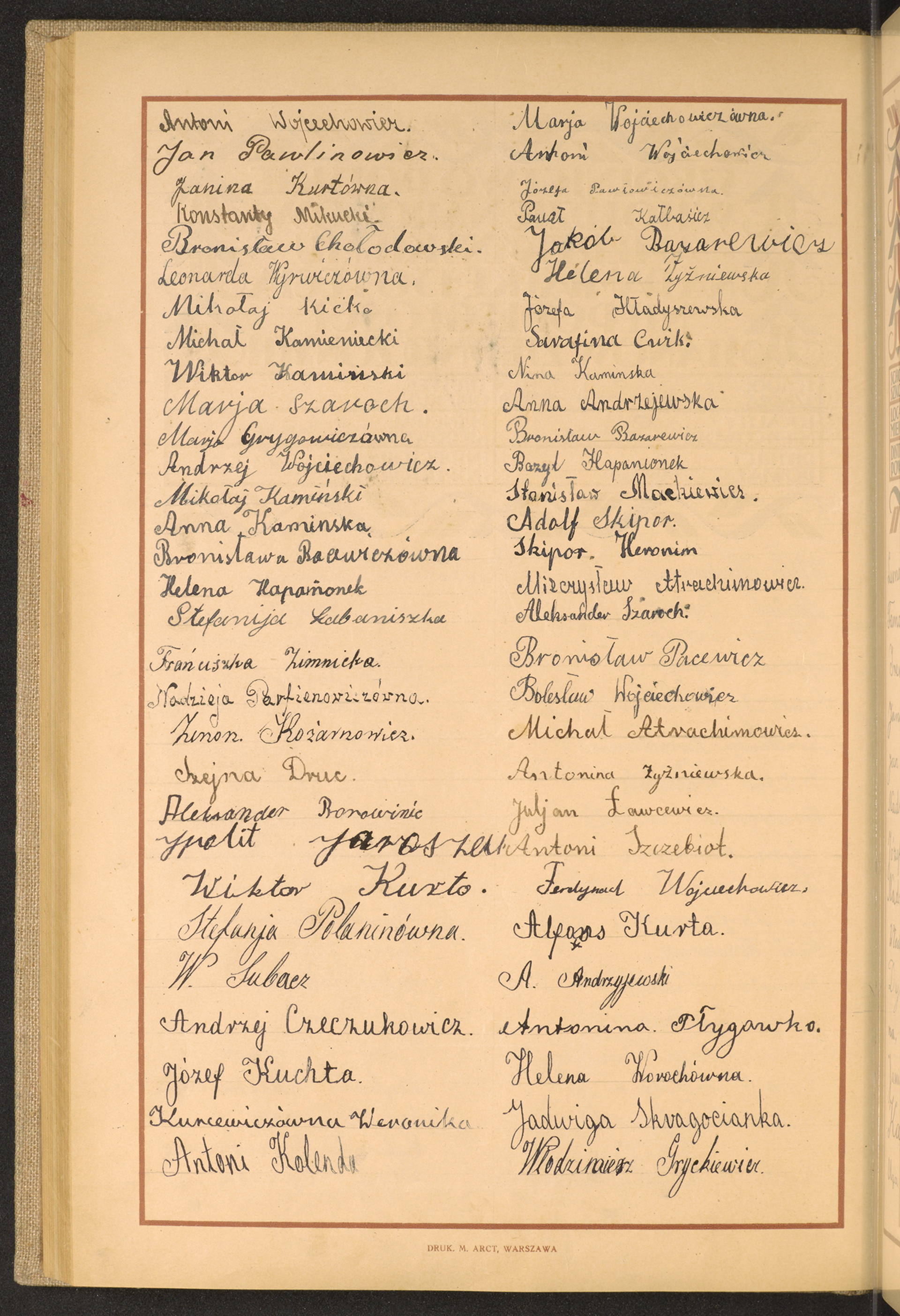 Podpis Antoni Wojciechowicz na stronie nr 194 w tomie nr 24