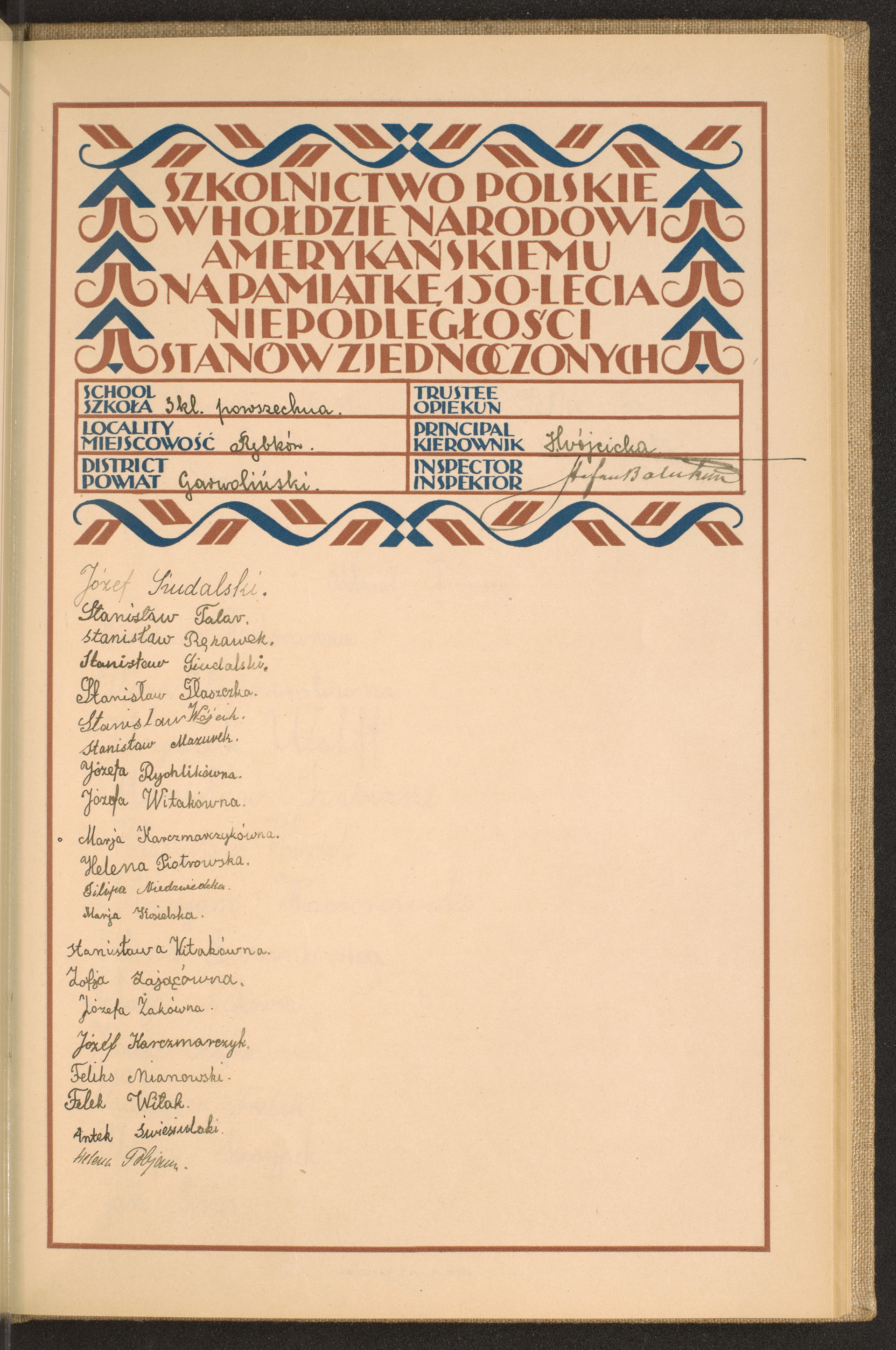 Podpis Helena Tobiasz na stronie nr 171 w tomie nr 25