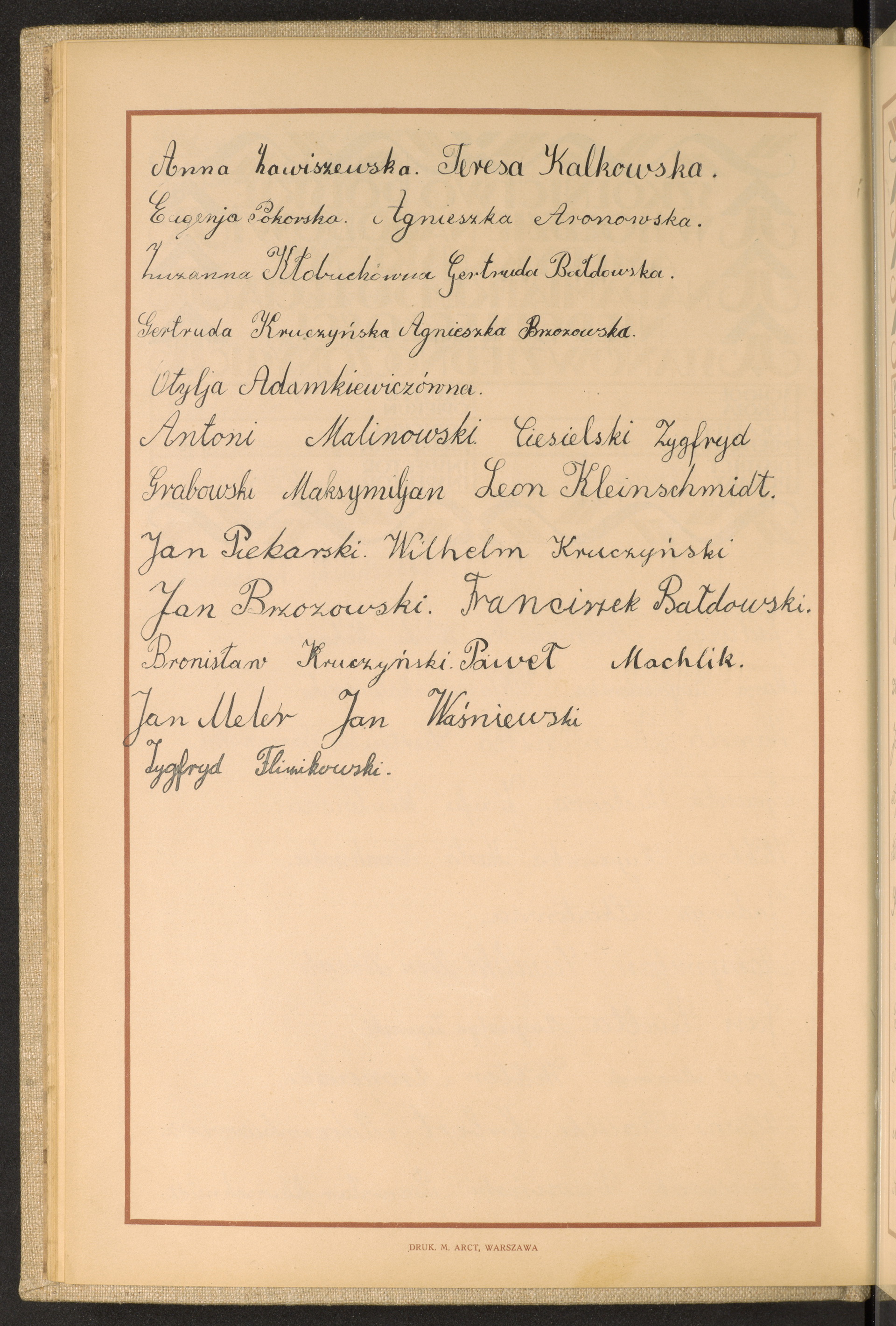 Podpis Agnieszka Aronowska na stronie nr 24 w tomie nr 26