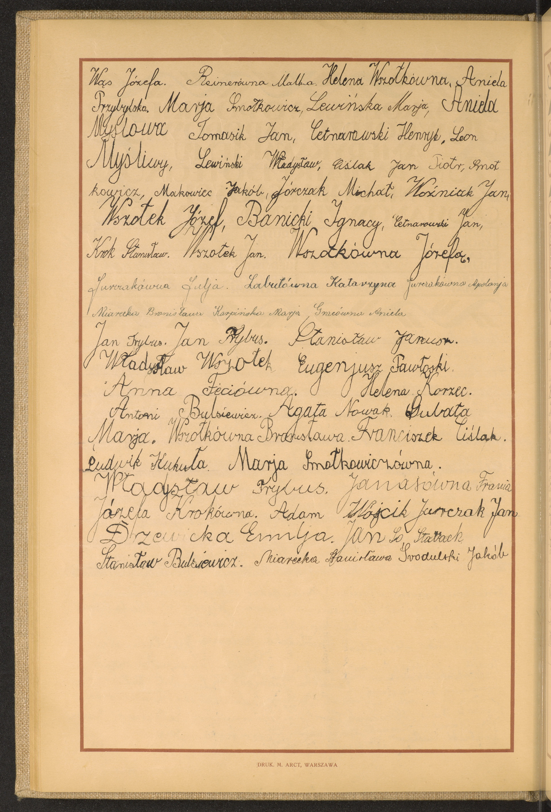 Podpis Jakub Środulski na stronie nr 56 w tomie nr 27