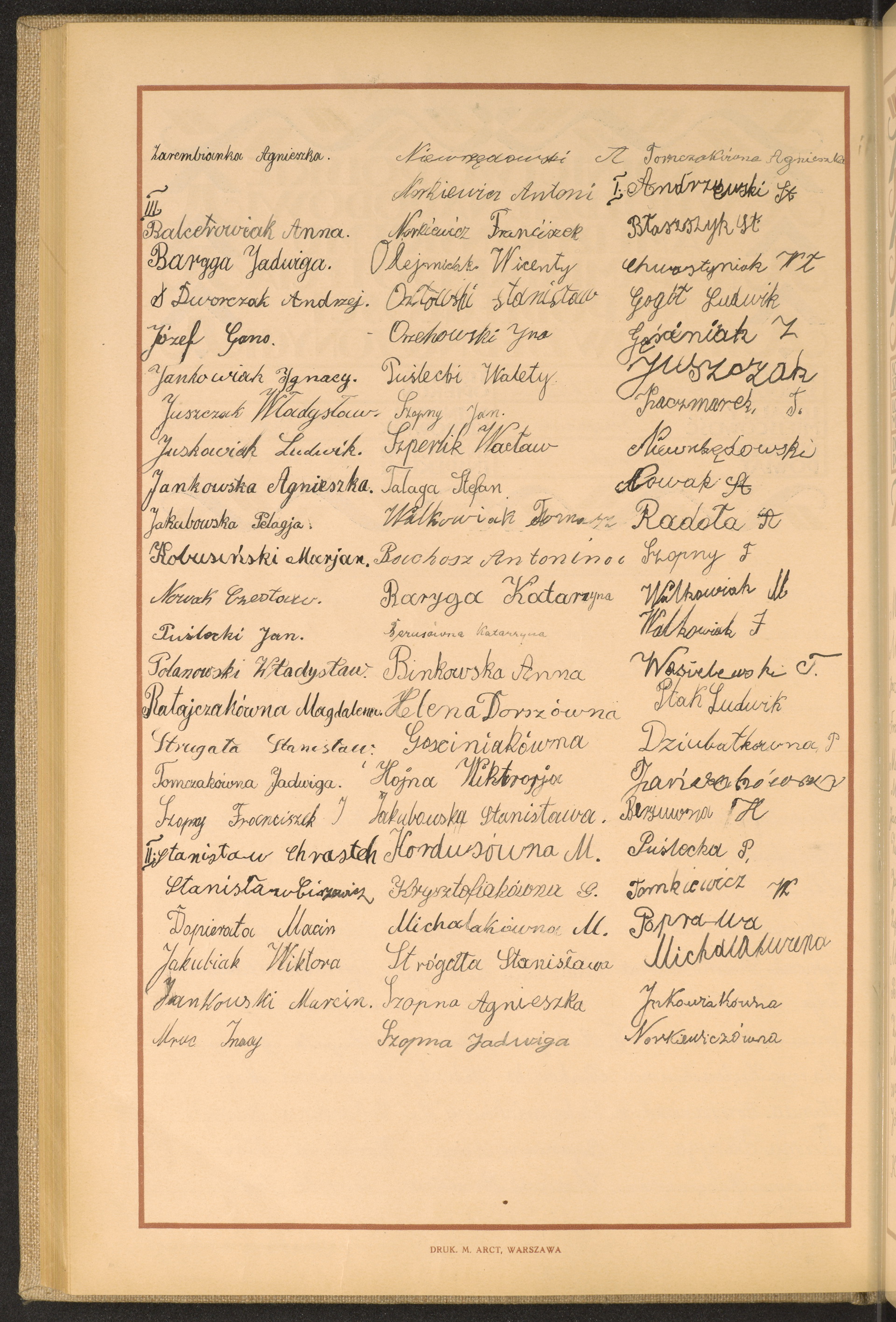 Podpis Agnieszka Zaremba na stronie nr 146 w tomie nr 27