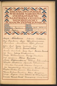 Podpis Stanisława Andrzejewska na stronie nr 155 w tomie nr 27