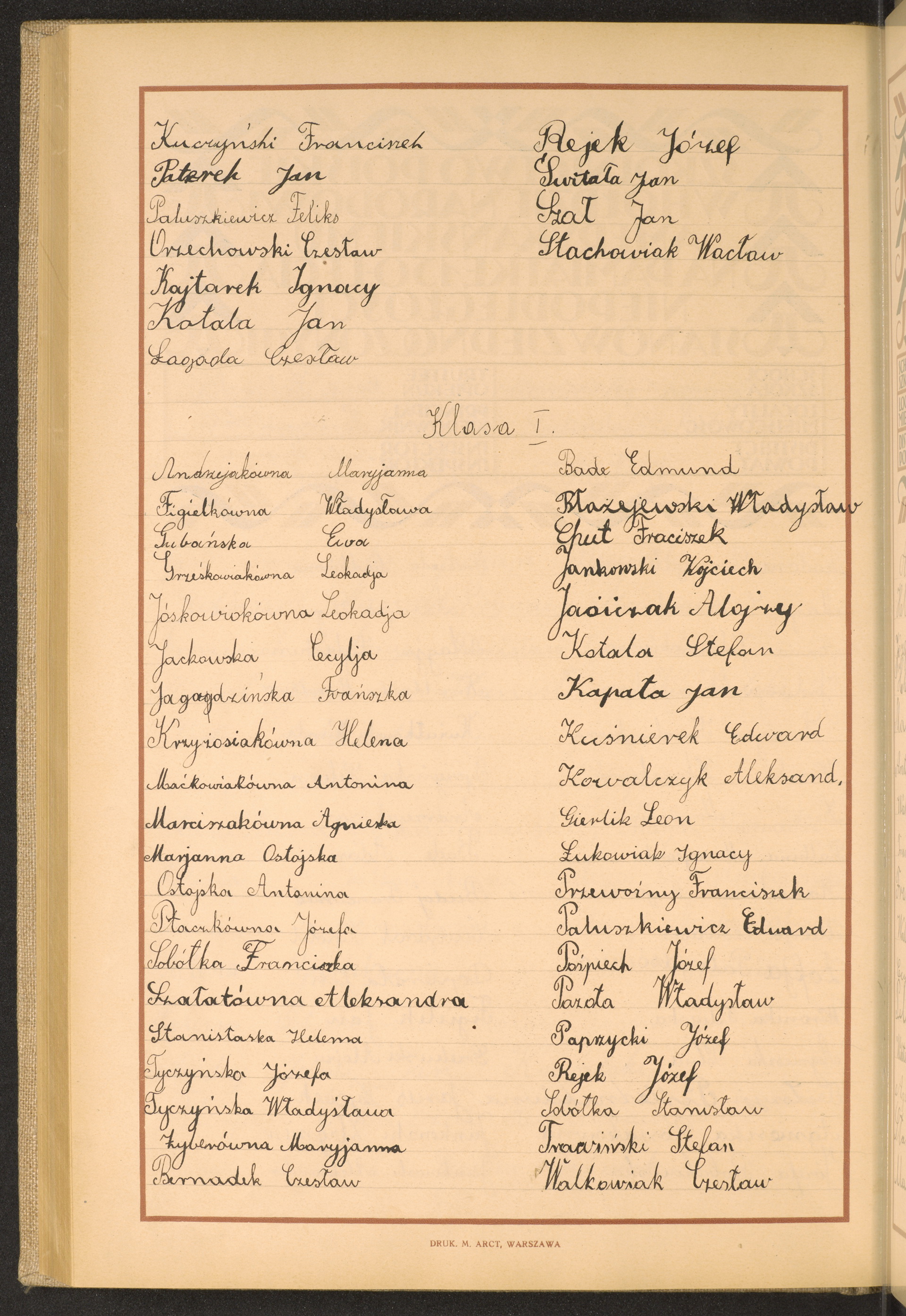 Podpis Franciszek Przewoźny na stronie nr 240 w tomie nr 27