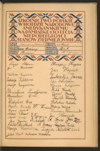 Podpis Zofia Badelczuk na stronie nr 121 w tomie nr 28