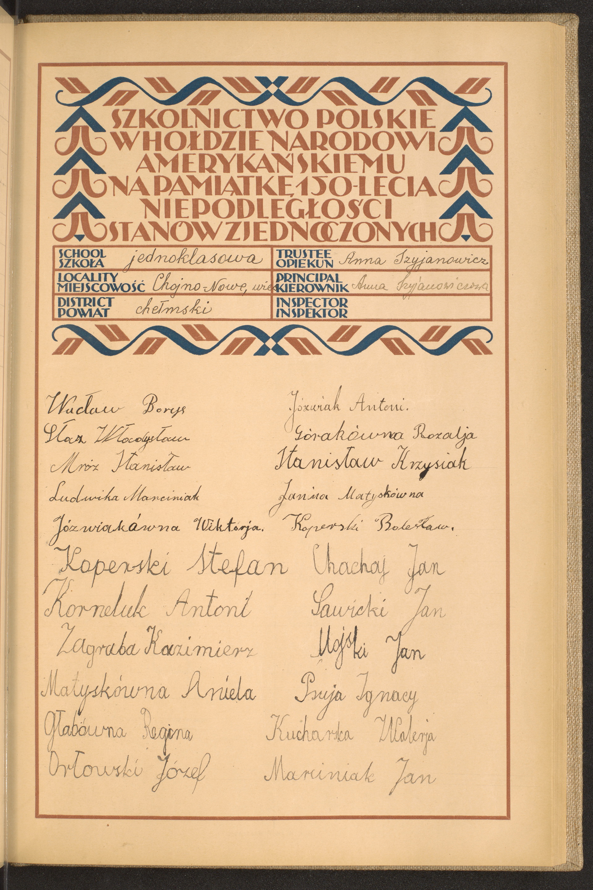 Podpis Jan Marciniak na stronie nr 161 w tomie nr 28