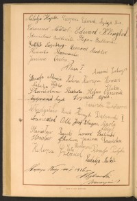 Podpis Leonard Bedliński na stronie nr 218 w tomie nr 28