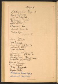 Podpis Aleksandra Bocheńska na stronie nr 240 w tomie nr 28