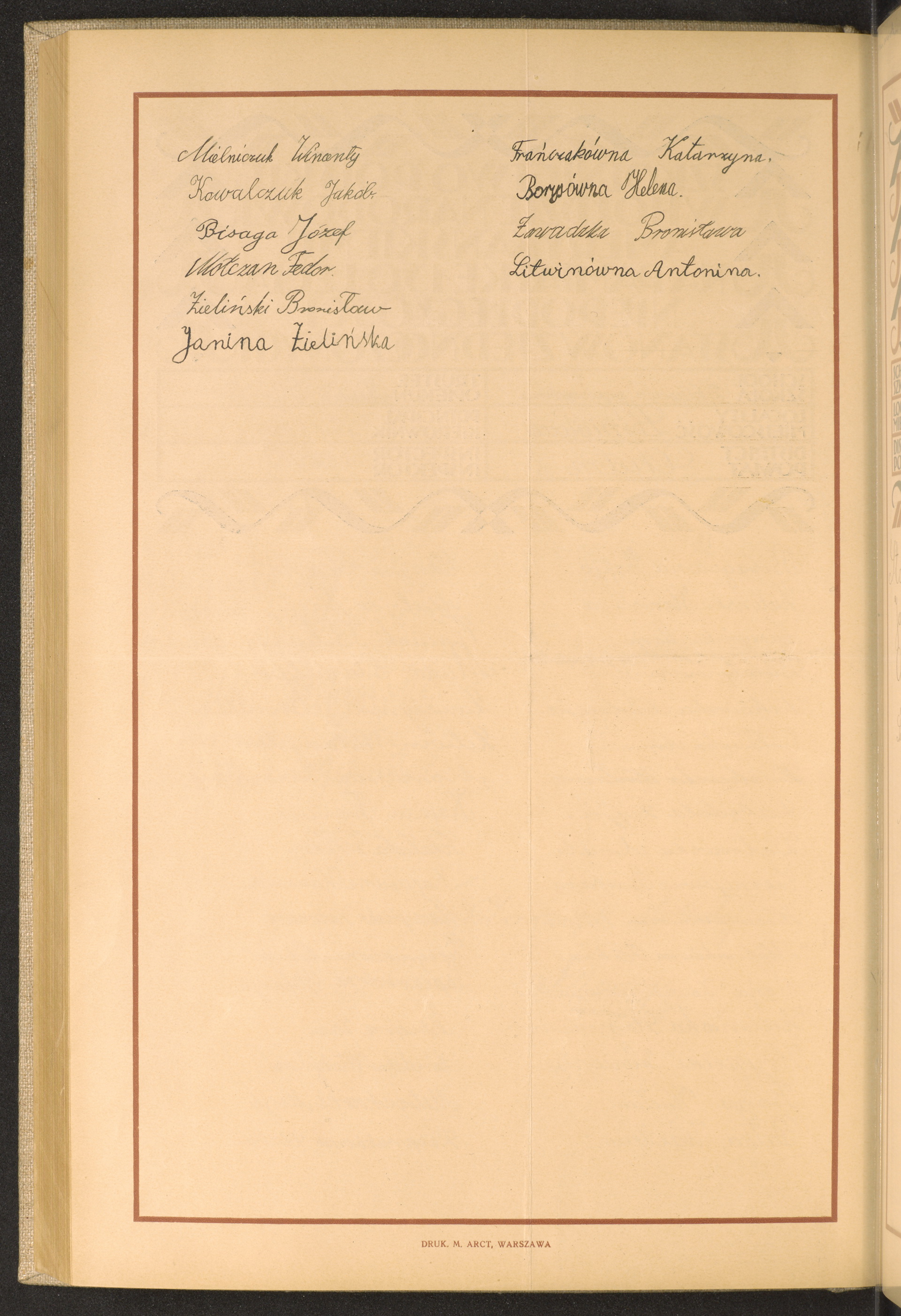 Podpis Antonina Litwin na stronie nr 246 w tomie nr 28