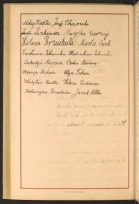 Podpis Helena Brzuchala na stronie nr 254 w tomie nr 28