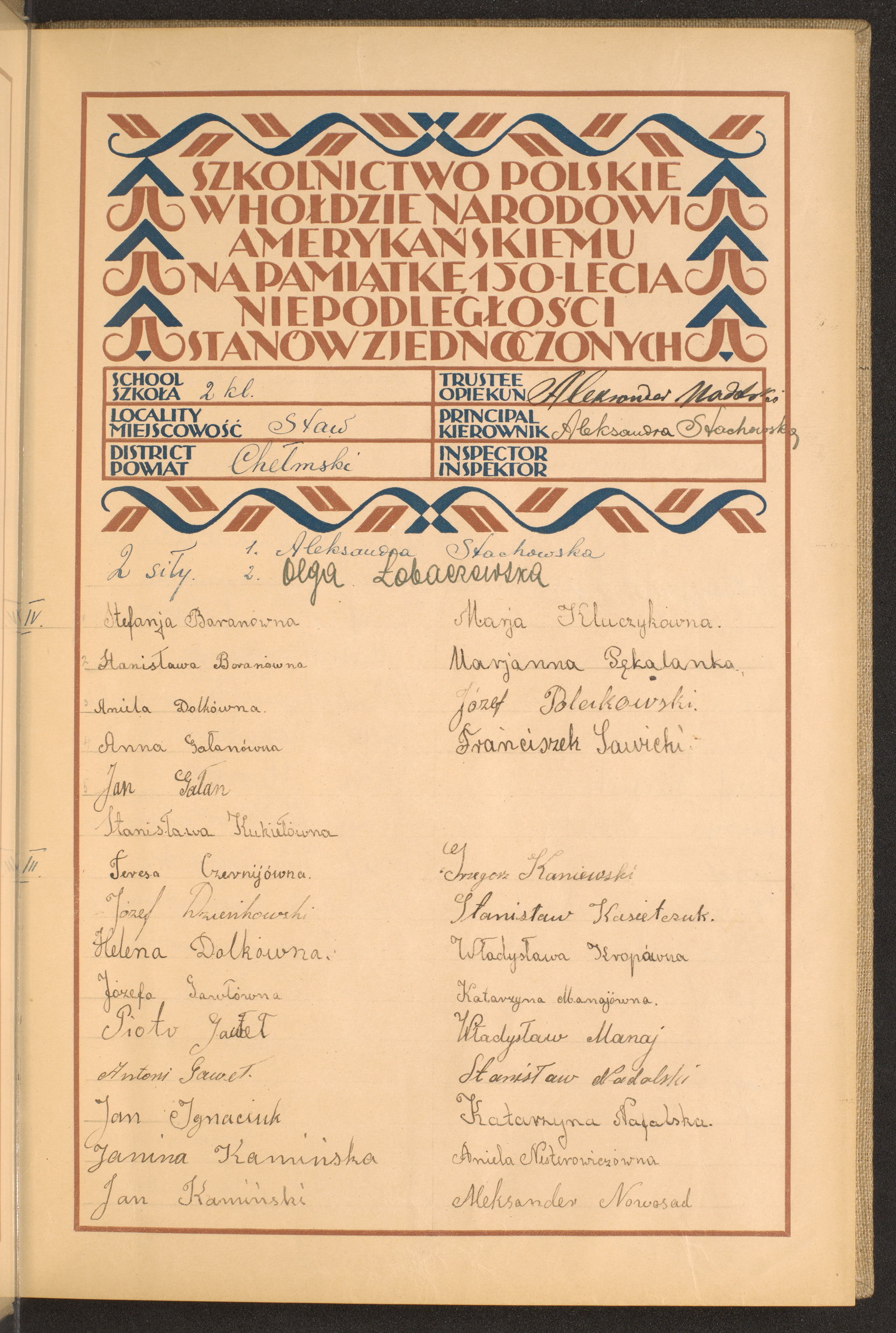 Podpis Aleksander nieczytelny podpis na stronie nr 9 w tomie nr 29