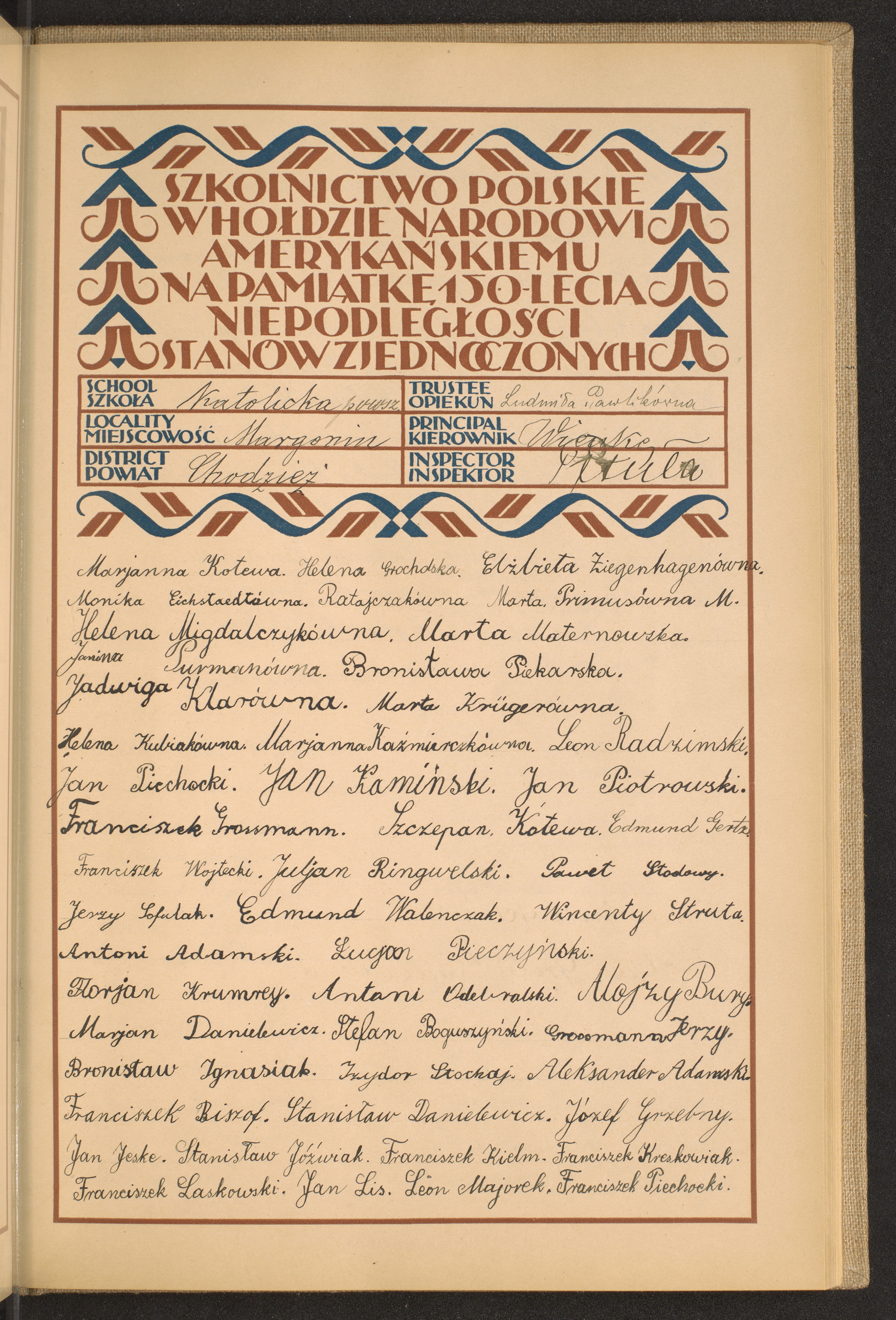 Podpis Ludmiła Pawlik na stronie nr 189 w tomie nr 29