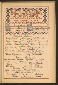 Podpis Maria Adamska na stronie nr 205 w tomie nr 29