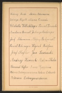 Podpis Józef Ackermann na stronie nr 42 w tomie nr 30