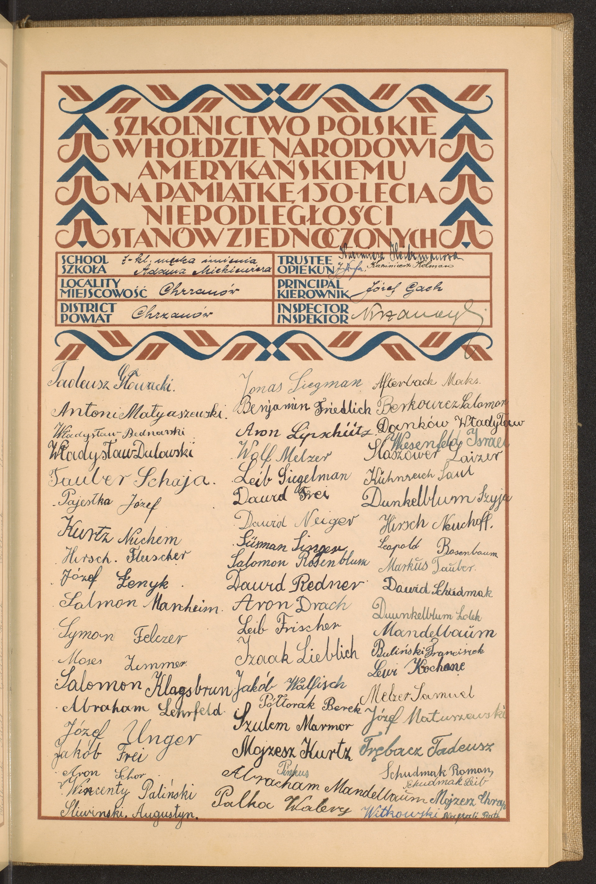 Podpis Kazimiera Heilrman na stronie nr 79 w tomie nr 30