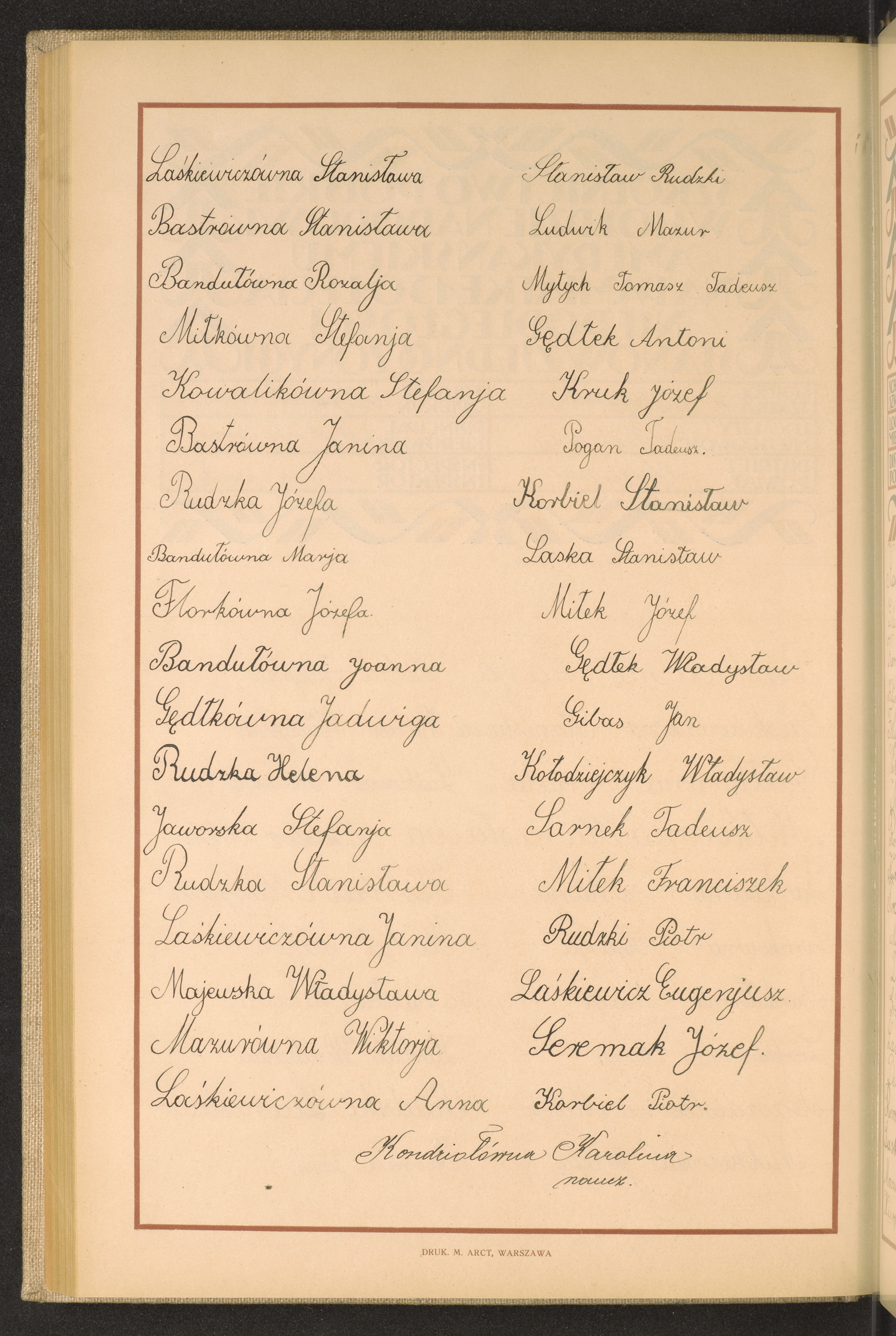 Podpis Jan Gibas na stronie nr 228 w tomie nr 30