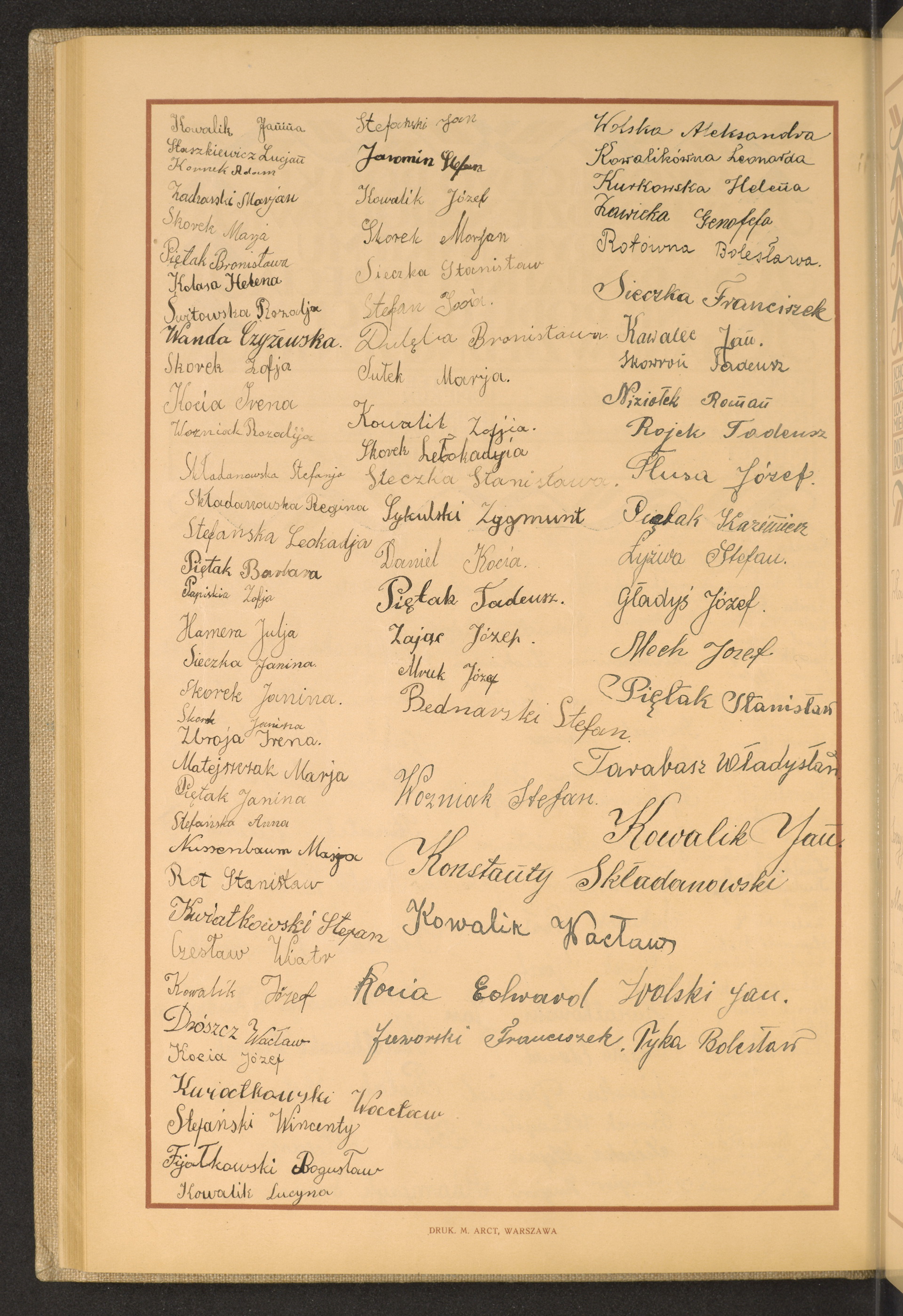 Podpis Bolesław Tyka na stronie nr 140 w tomie nr 31