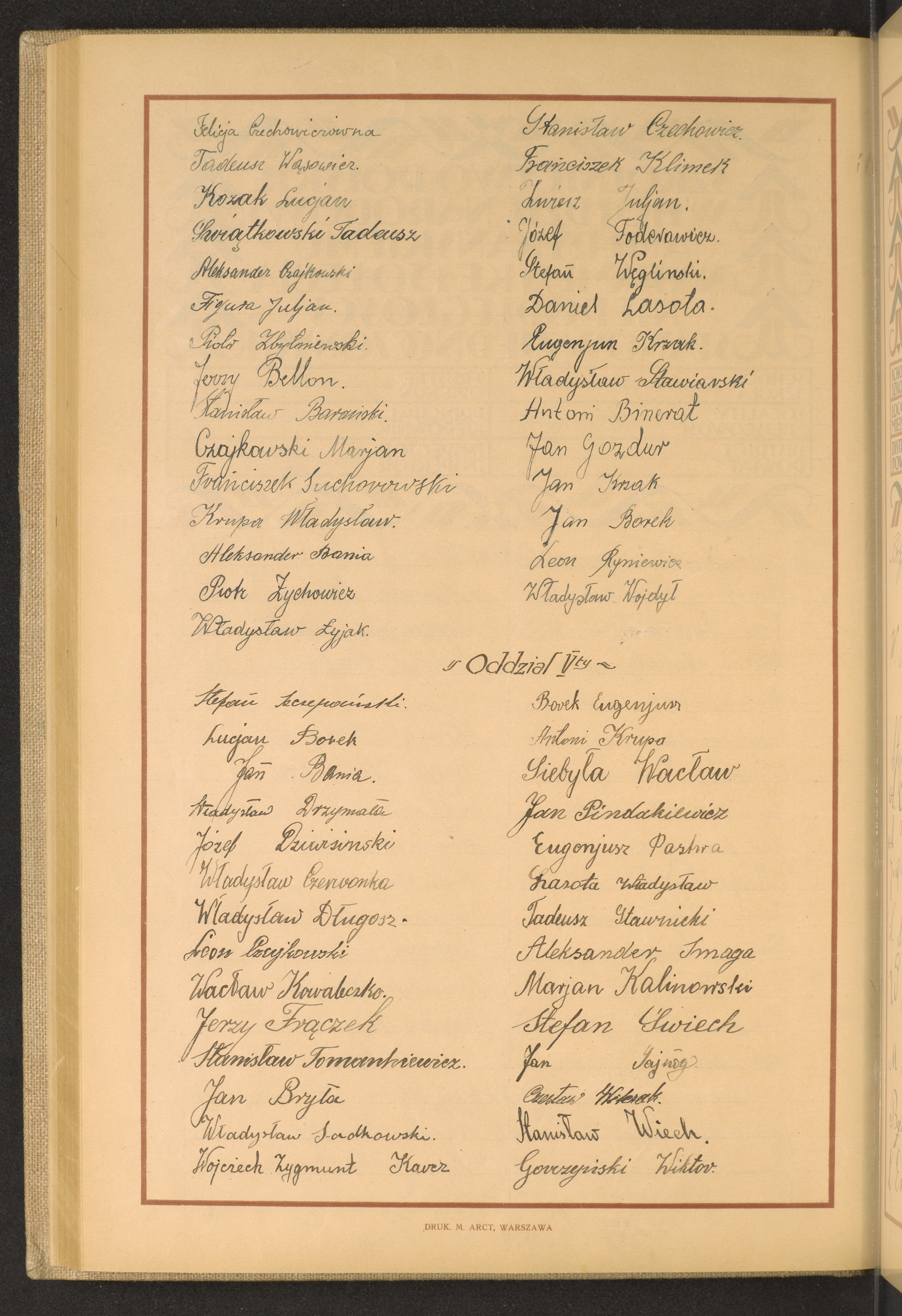 Podpis Felicja Czechowicz na stronie nr 184 w tomie nr 31