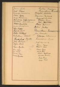 Podpis Maria Adzach na stronie nr 214 w tomie nr 31