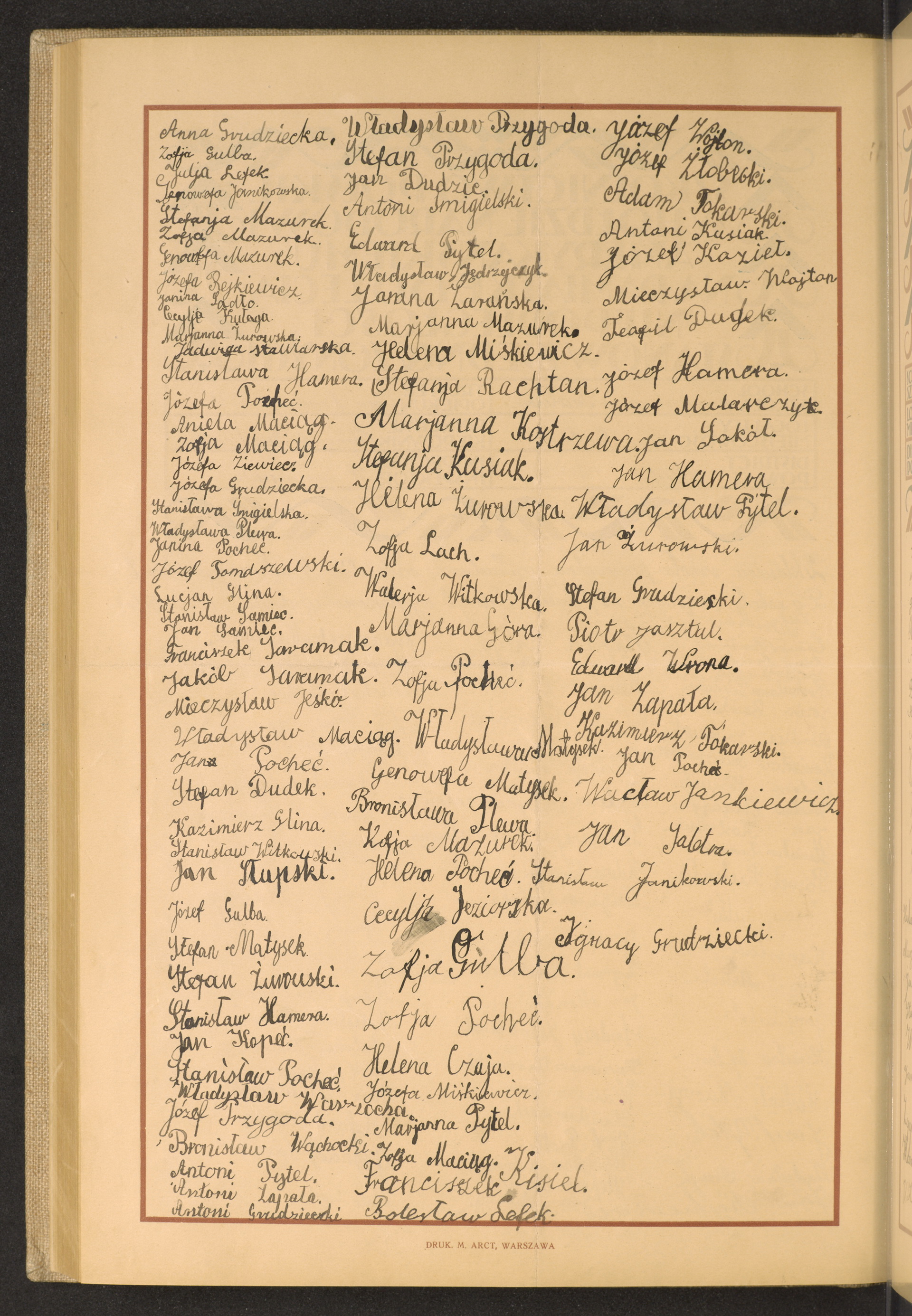 Podpis Anna Grudziecka na stronie nr 234 w tomie nr 31