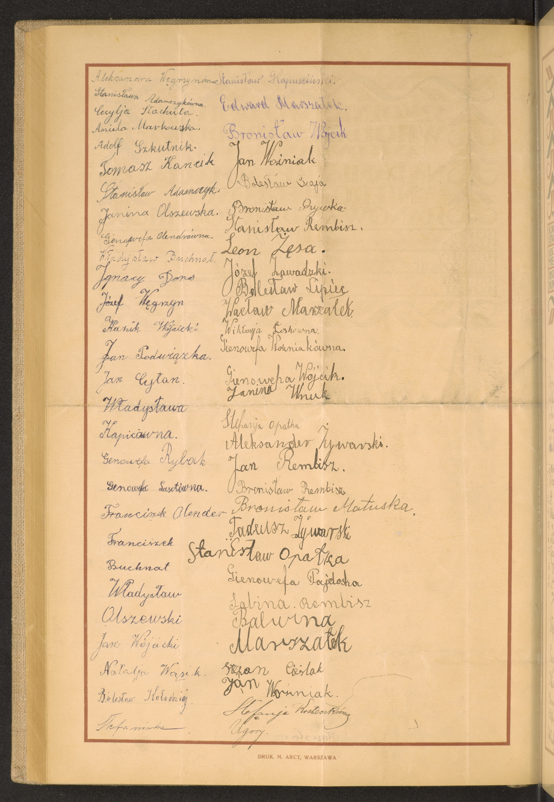 Podpis Stefania Kozłeczko na stronie nr 204 w tomie nr 32