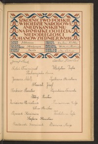 Podpis Maria Bara na stronie nr 165 w tomie nr 33