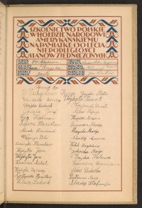 Podpis Bronisława Bachórz na stronie nr 229 w tomie nr 33