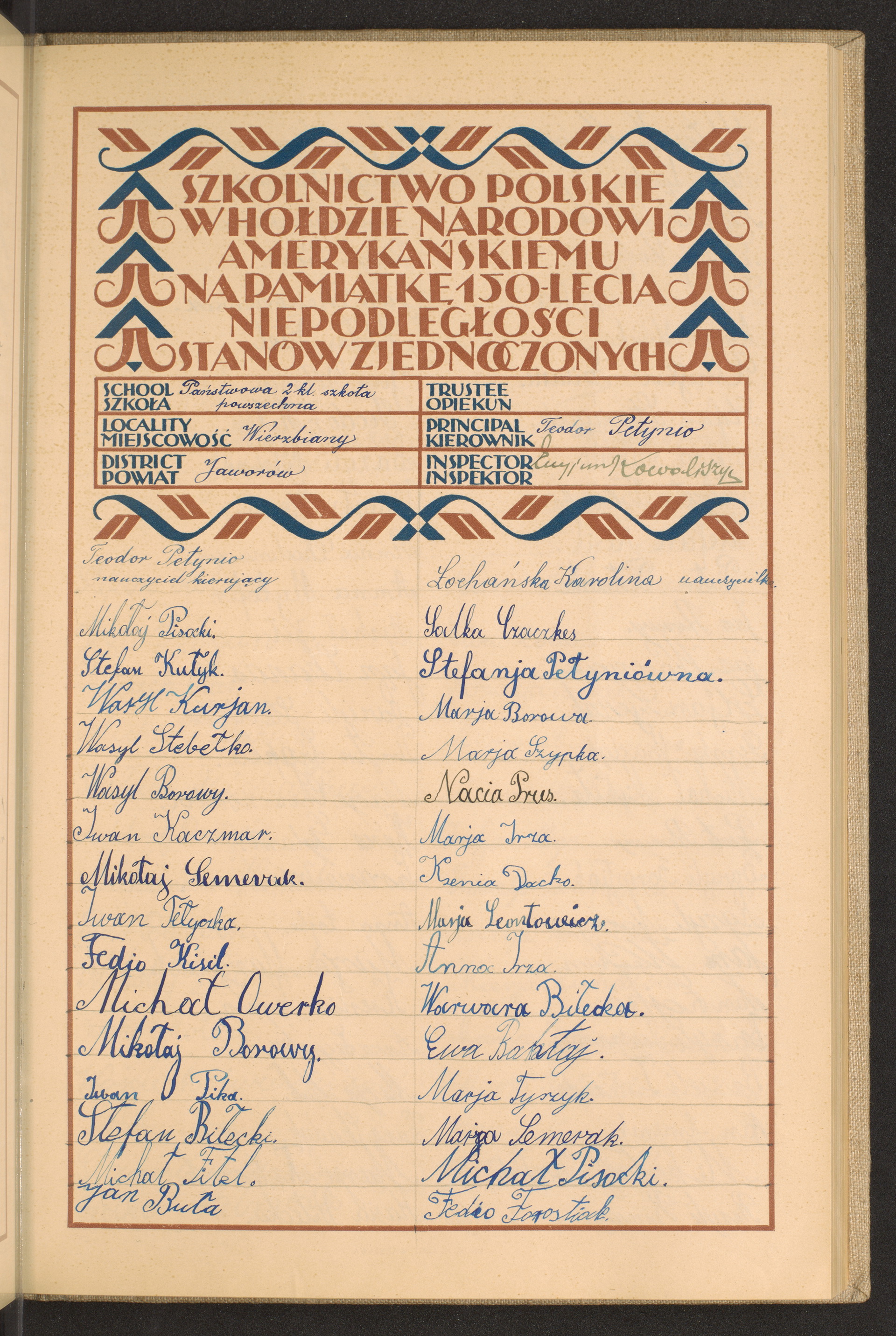 Podpis Teodor Pełynio na stronie nr 91 w tomie nr 34