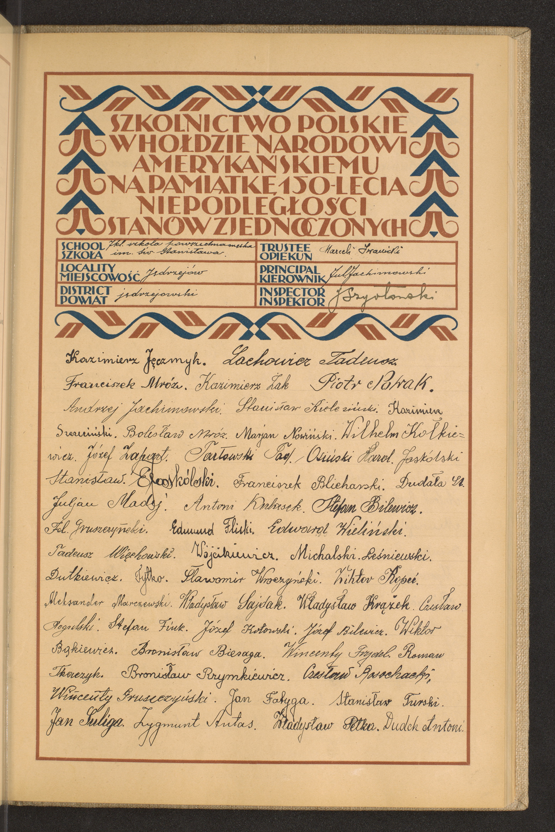 Podpis Kazimierz Żak na stronie nr 115 w tomie nr 34