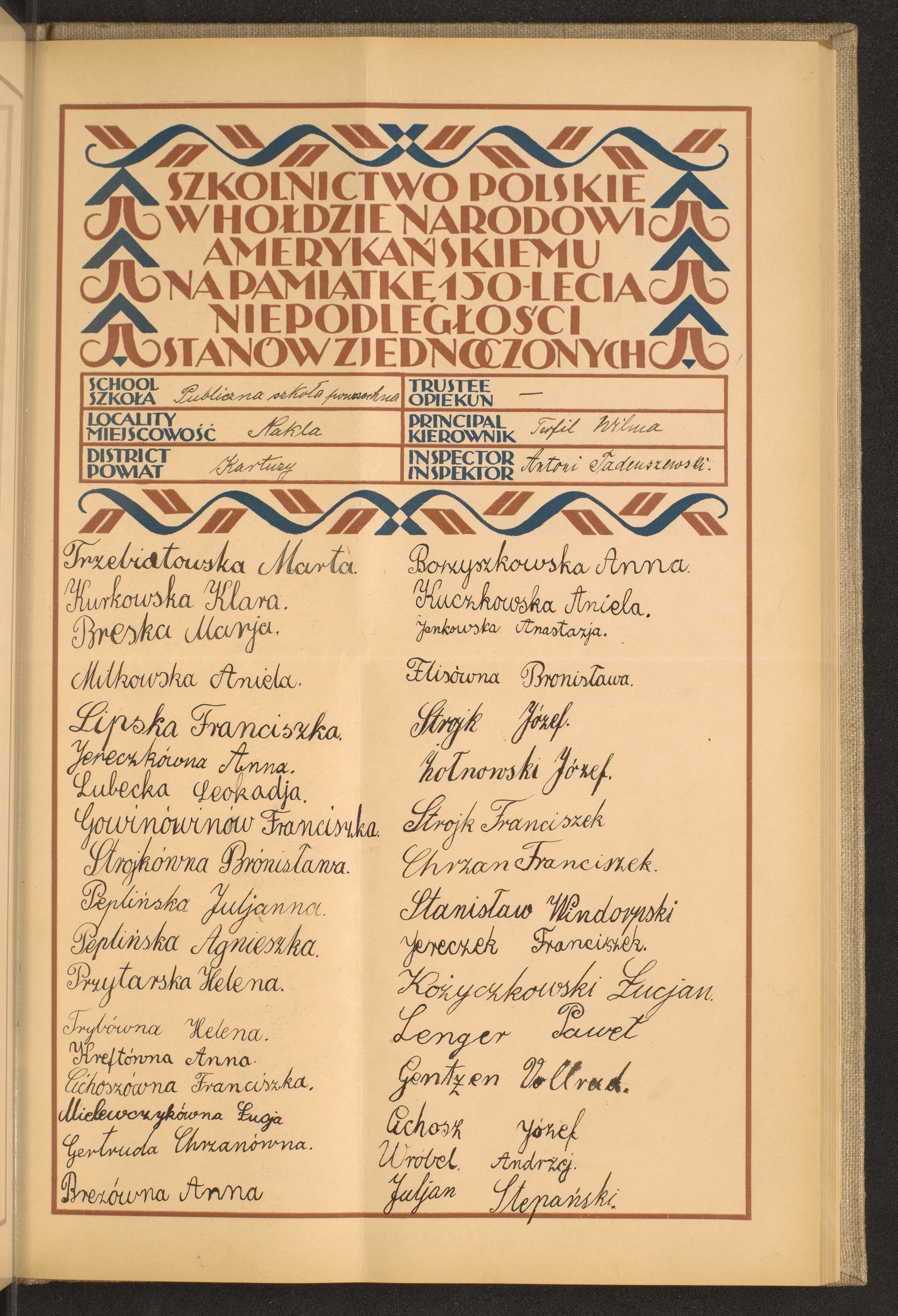 Podpis Anastazja Jankowska na stronie nr 137 w tomie nr 35