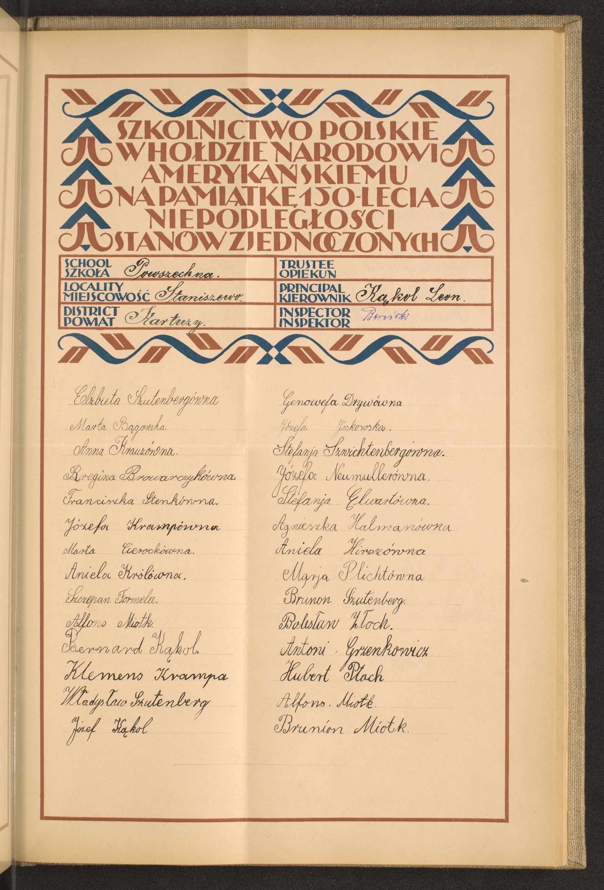 Podpis Brunon Miotk na stronie nr 193 w tomie nr 35