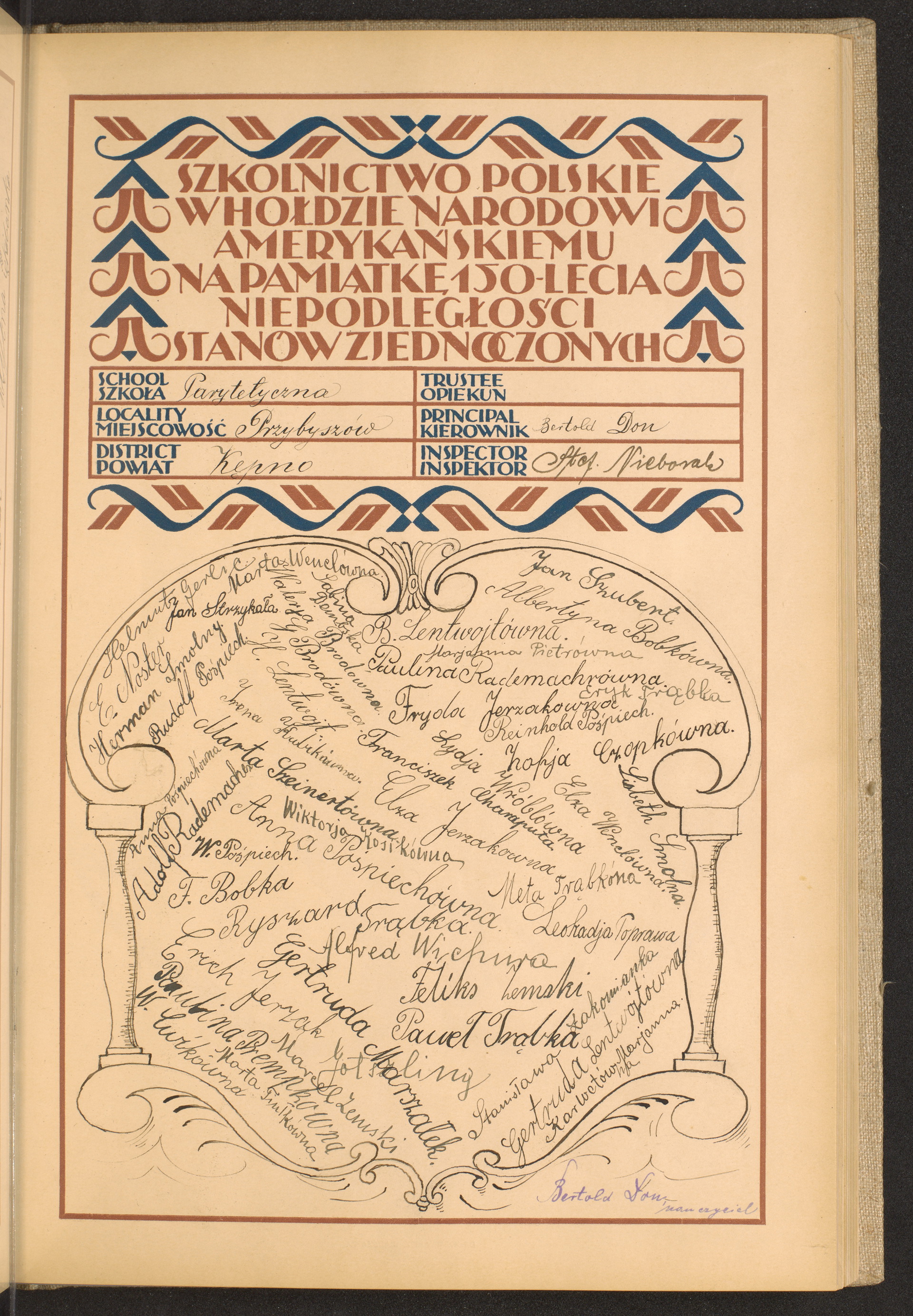 Podpis Franciszek Charaputa na stronie nr 89 w tomie nr 36