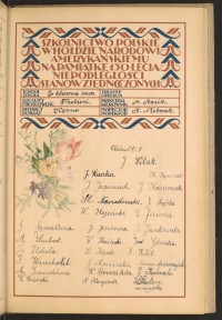 Podpis W. Brzezińska na stronie nr 121 w tomie nr 36