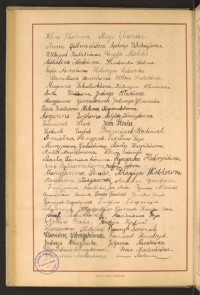 Podpis Franciszek Augustyniak na stronie nr 126 w tomie nr 36