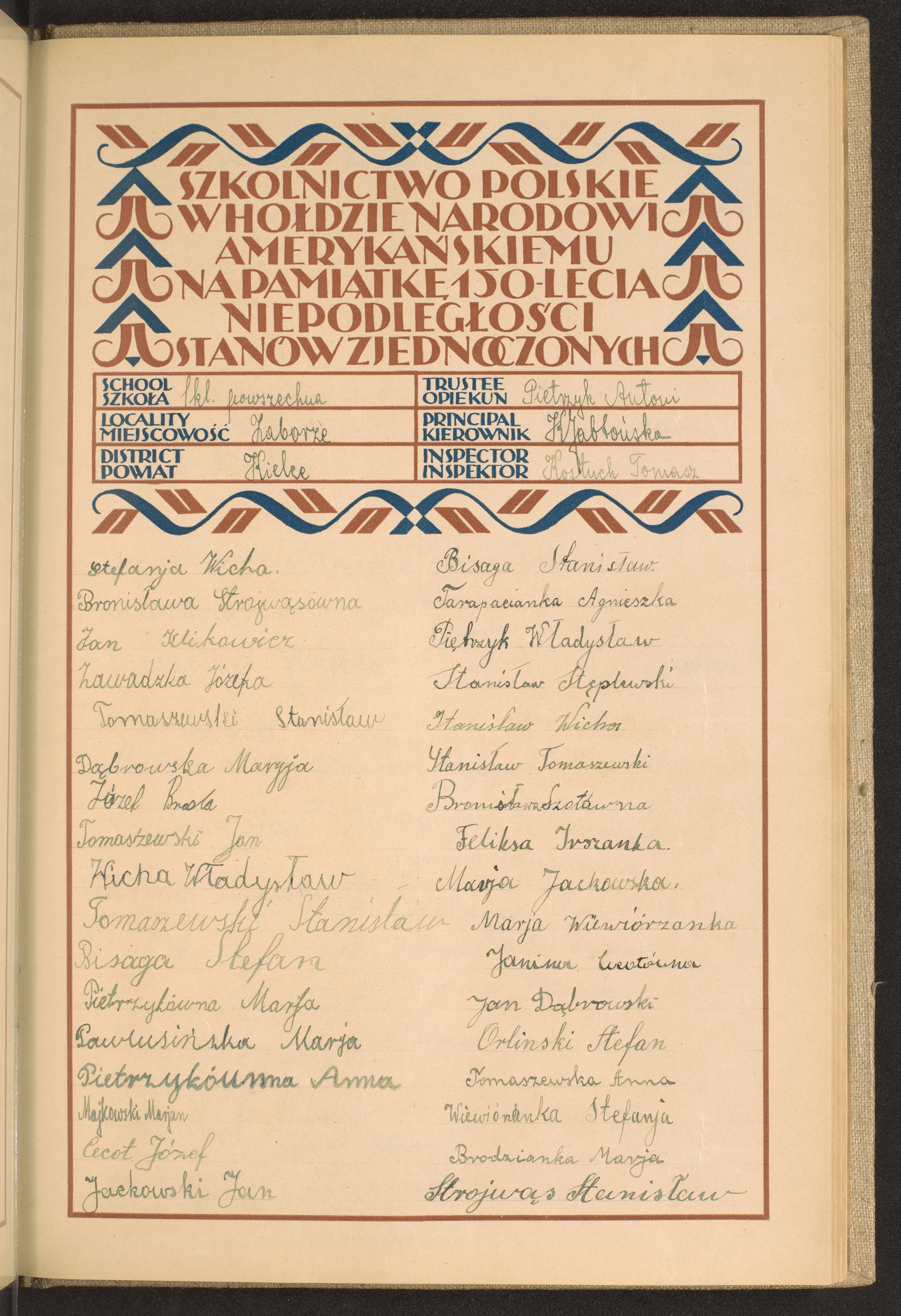 Podpis Stanisław Strojwąs na stronie nr 193 w tomie nr 36