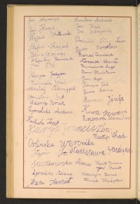 Podpis Aniela Banaś na stronie nr 196 w tomie nr 36