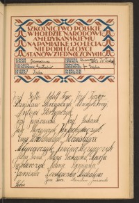 Podpis Maria Banik na stronie nr 233 w tomie nr 36