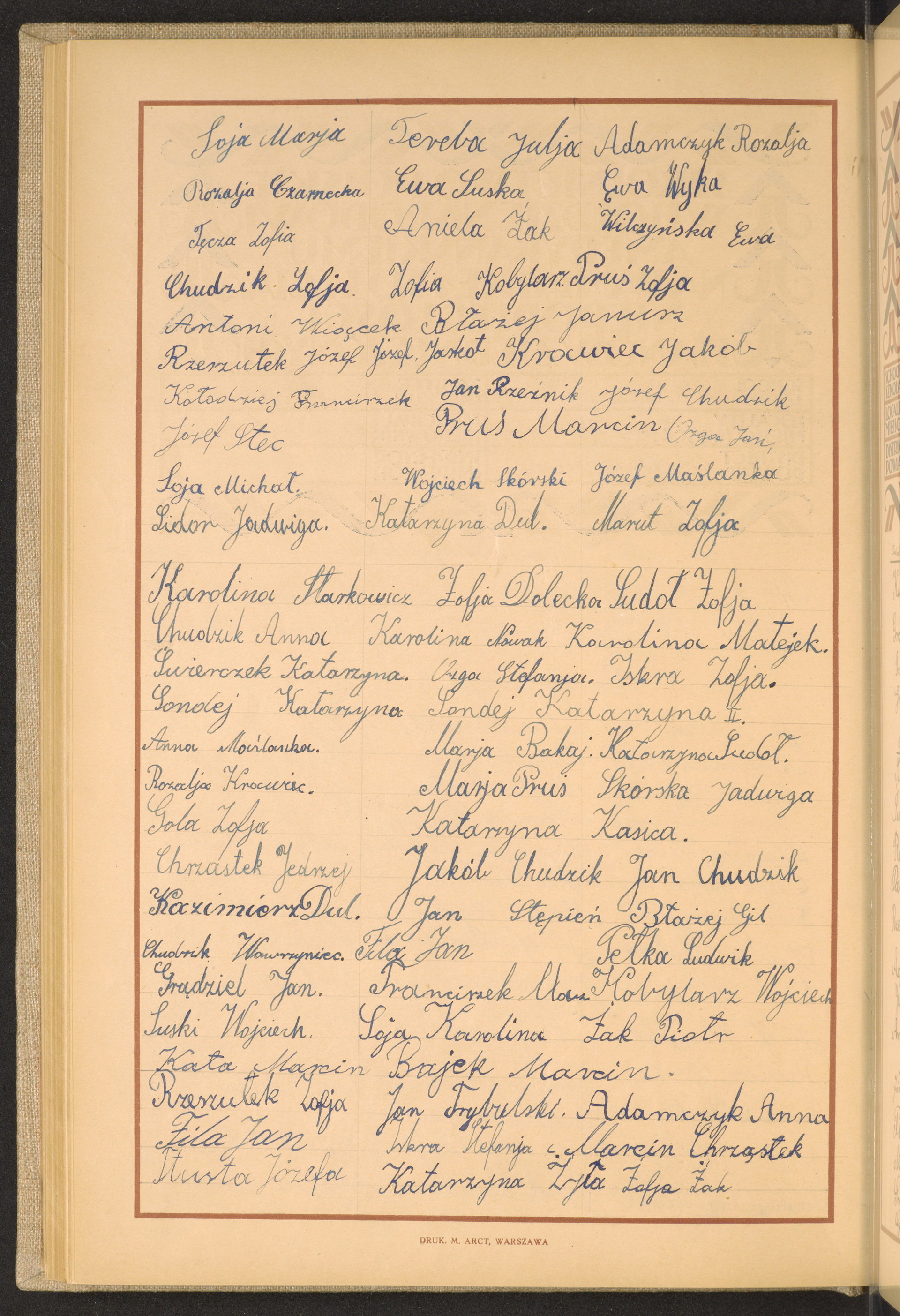 Podpis Katarzyna Sondej na stronie nr 118 w tomie nr 37